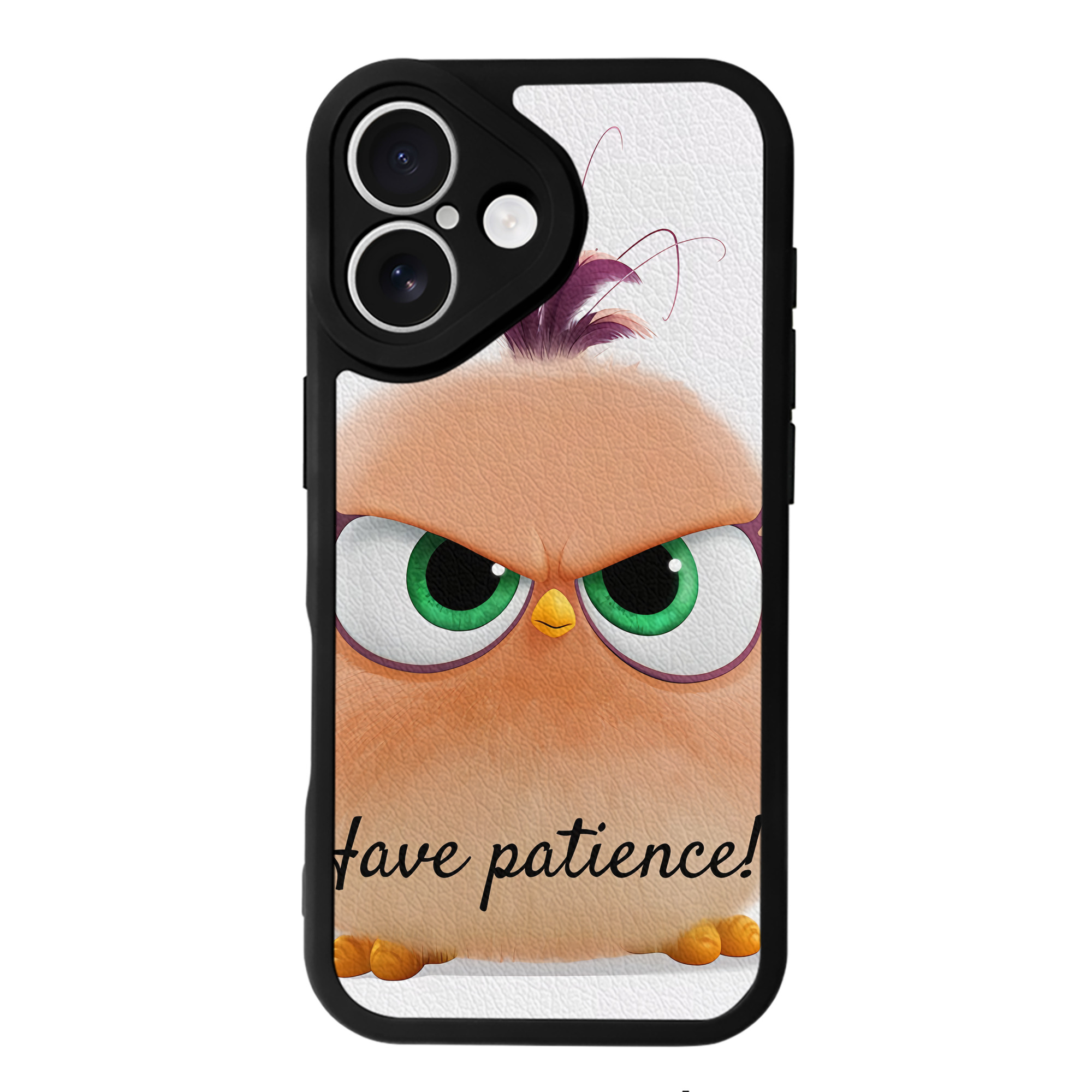 （画像用） Angry Birds アングリーバード 【iPhone 16シリーズ対応】シリコンスマホケース（レザー調） 材質：シリコン